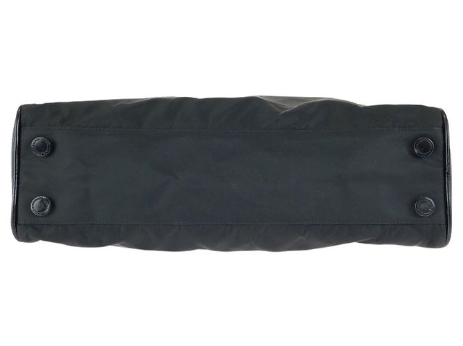 Valigetta Prada Nylon Leather Tessuto Logo Nero - vista 10
