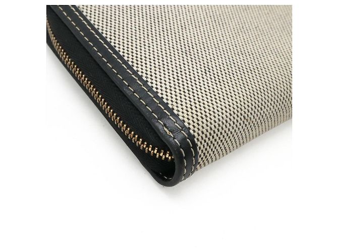 Burberry Elmore Canvas Leather Zip Wallet Braun Beige - Ansicht 3