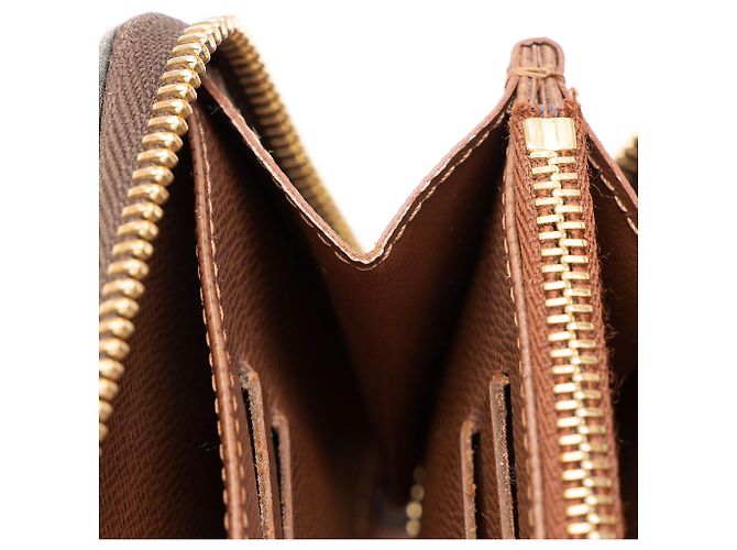 Louis Vuitton Monogram Canvas Compact Zippy Wallet Braun - Ansicht 10
