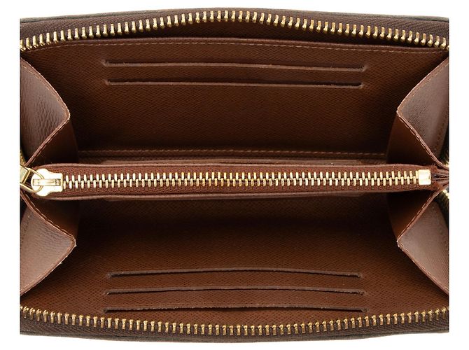 Louis Vuitton Monogram Canvas Compact Zippy Wallet Braun - Ansicht 5