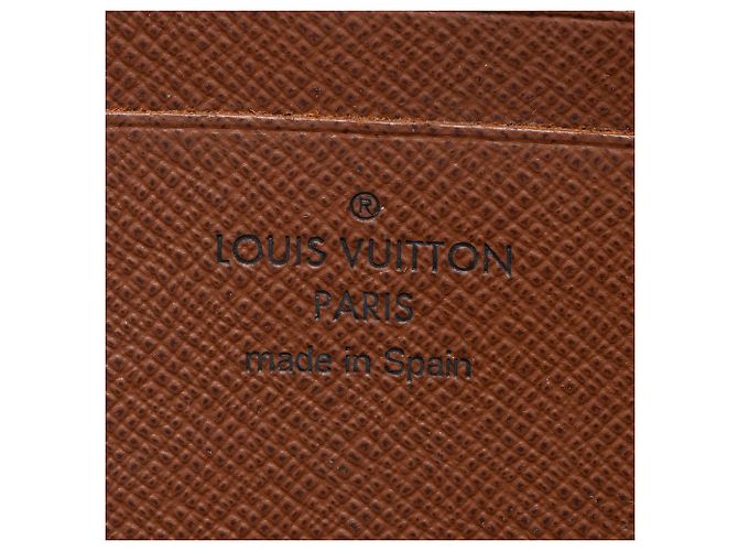 Louis Vuitton Monogram Canvas Compact Zippy Wallet Braun - Ansicht 6