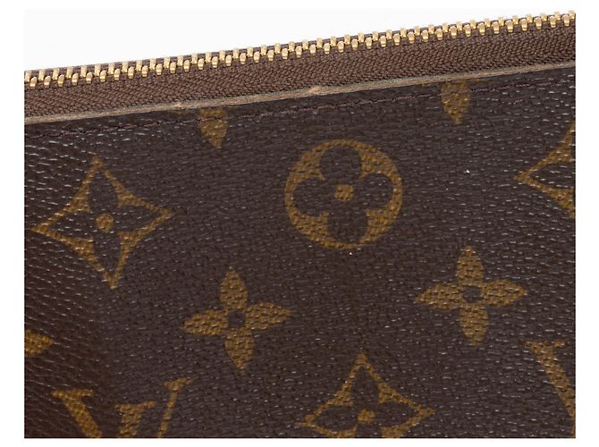 Louis Vuitton Monogram Canvas Compact Zippy Wallet Braun - Ansicht 8