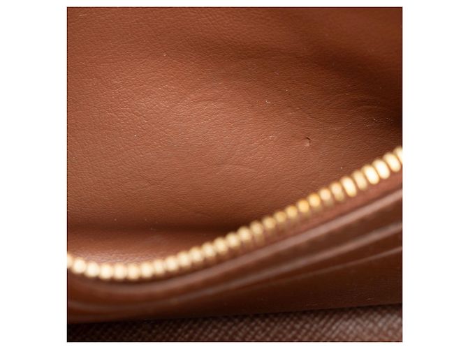 Louis Vuitton Monogram Canvas Compact Zippy Wallet Braun - Ansicht 9