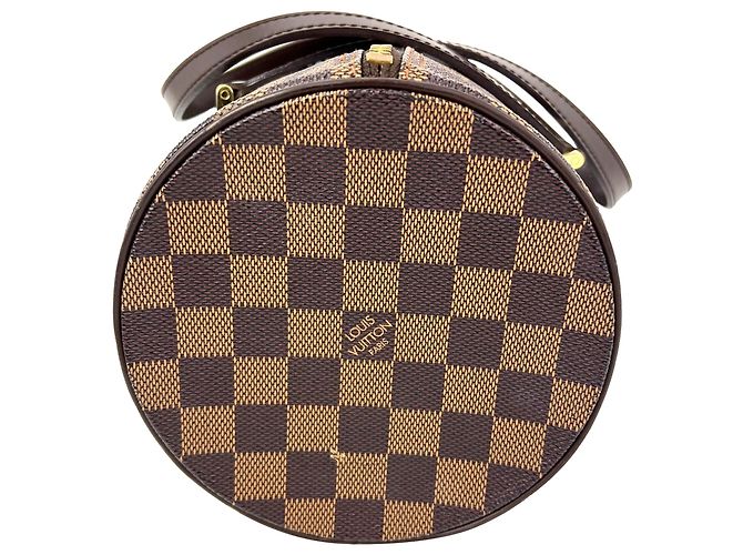 Borsa a Spalla Louis Vuitton Papillon 30 Damier Ebene Marrone - vista 9