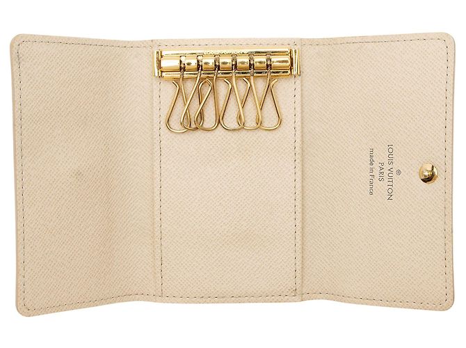 Louis Vuitton Damier Azur 6 Key Holder Azul - vista 5