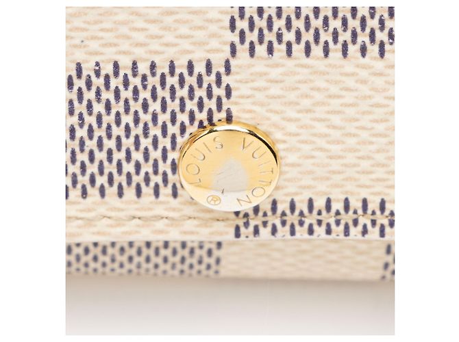 Louis Vuitton Damier Azur 6 Key Holder Azul - vista 7