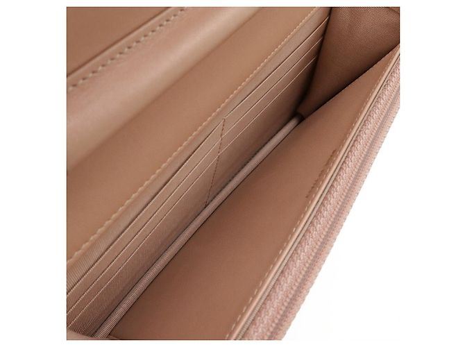 Portafoglio con Catena Chanel Boy Matelasse Rosa - vista 5
