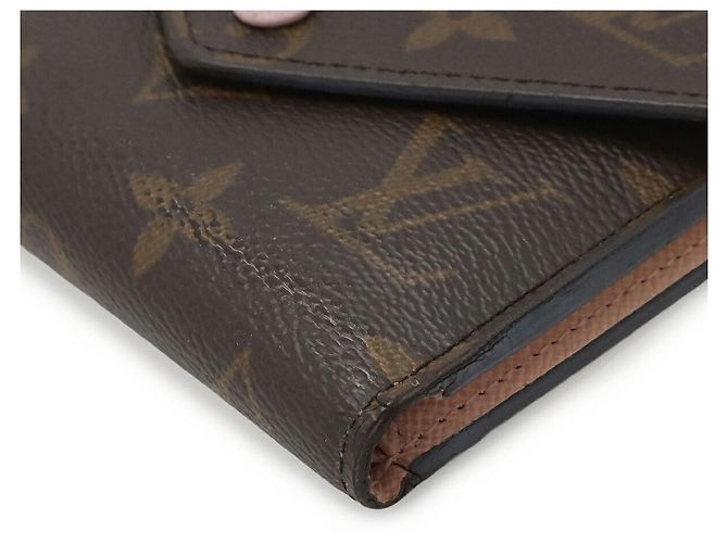 Portafoglio Louis Vuitton Monogram Victorine Rosa - vista 3