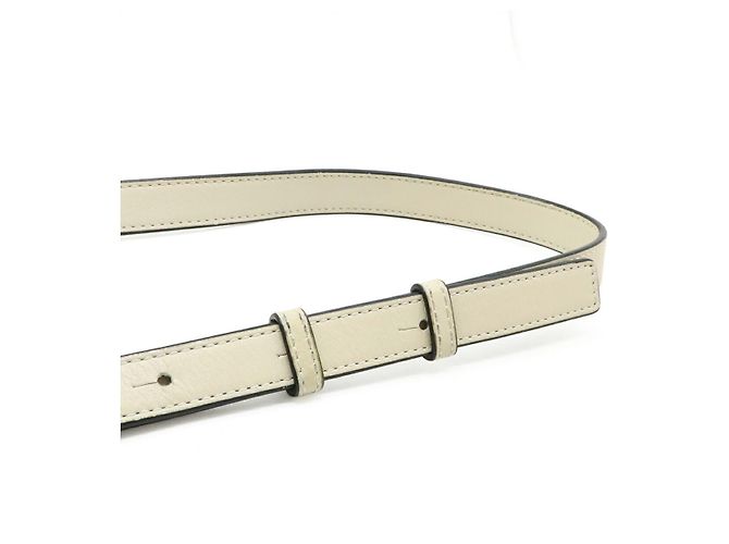 Loewe Hammock Mini-Beuteltasche aus Leder Ivory Weiß - Ansicht 5