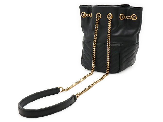 Borsa a secchiello mini Joe in pelle Yves Saint Laurent Nero - vista 2