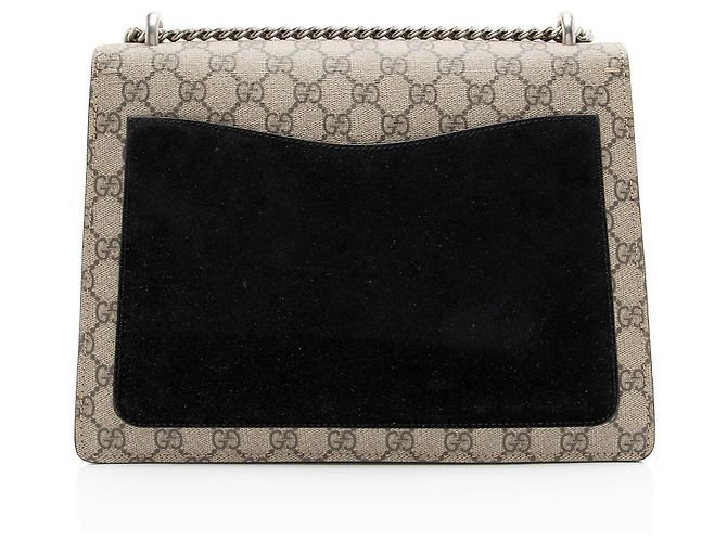 Borsa a Spalla Gucci GG Supreme Dionysus Large Marrone Beige - vista 3