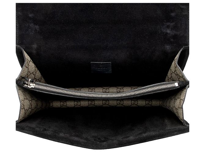 Borsa a Spalla Gucci GG Supreme Dionysus Large Marrone Beige - vista 7
