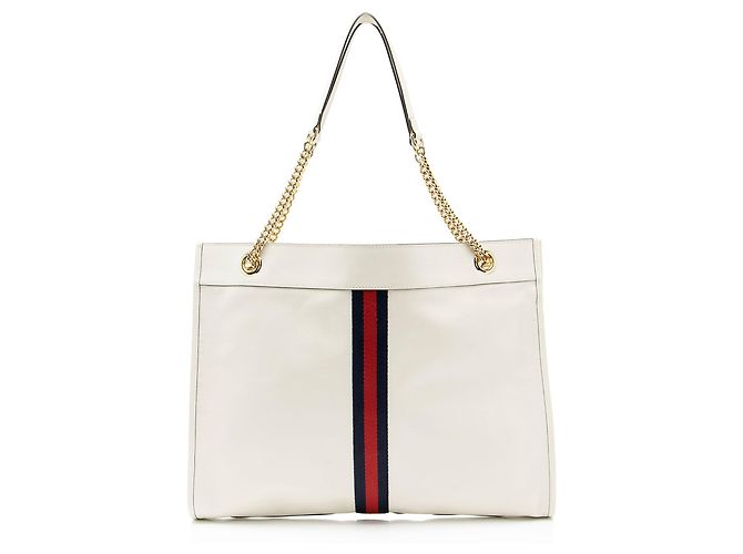 Gucci Leather Rajah Large Tote Weiß - Ansicht 3