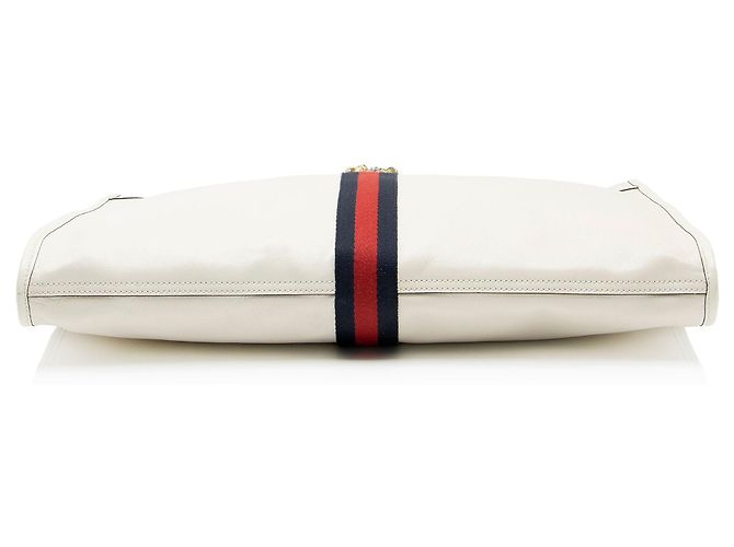Gucci Leather Rajah Large Tote Weiß - Ansicht 4