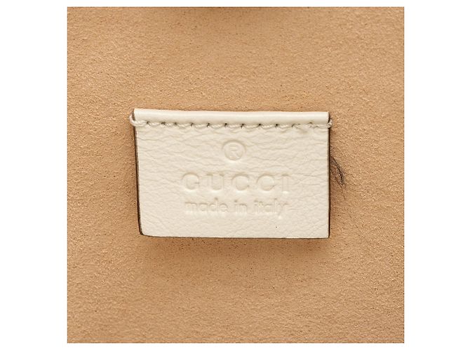 Gucci Leather Rajah Large Tote Weiß - Ansicht 8
