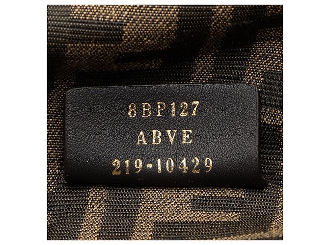 Zucca Borsa a tracolla Fendi First Medium in agnello Fendi Nero - vista 6