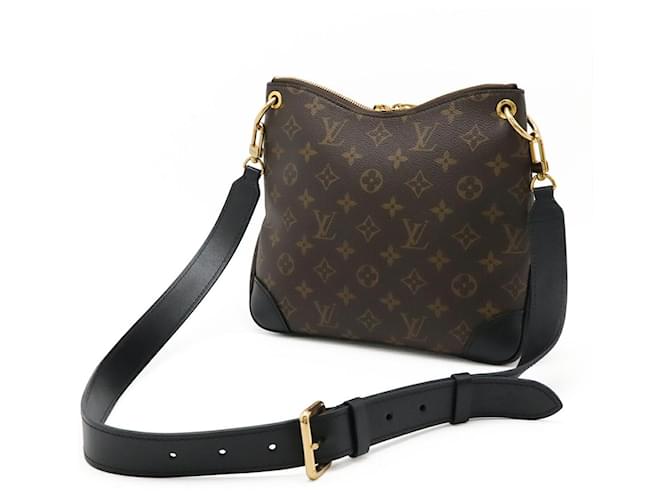 Bolso de Hombro Louis Vuitton Monogram Odeon NM PM Negro - vista 3