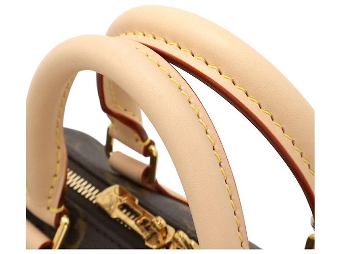 Borsa Louis Vuitton Monogram Speedy Bandouliere 20 Marrone - vista 5