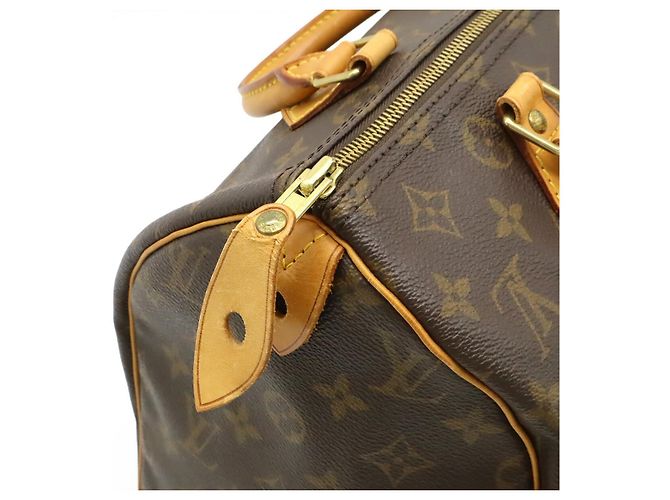 Borsa Louis Vuitton Monogram Speedy 30 Marrone - vista 5