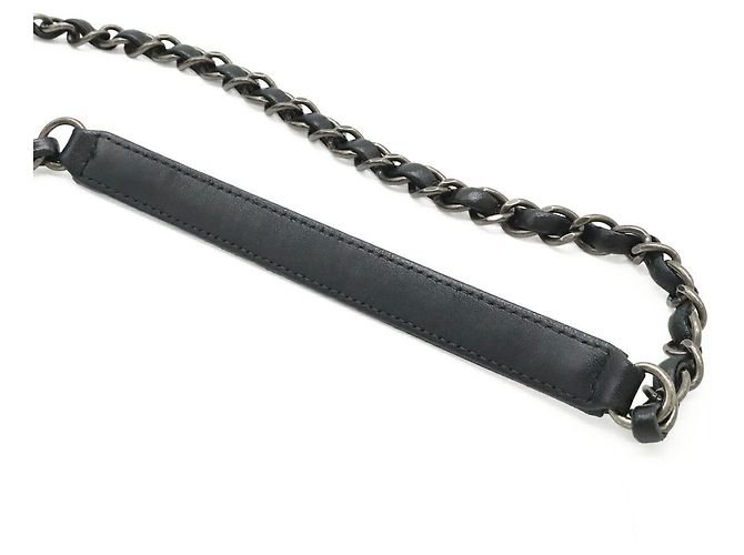 Chanel Boy Camera Bag aus Leder Schwarz - Ansicht 5