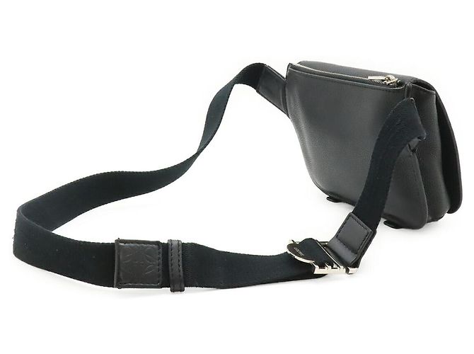 Marsupio militare in pelle Anagram Loewe Nero - vista 2