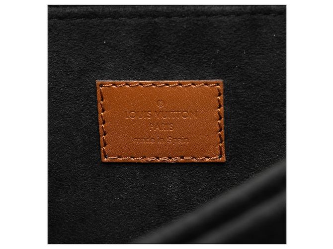 Borsa a Spalla Louis Vuitton Reverse Monogram Dauphine MM Marrone - vista 8