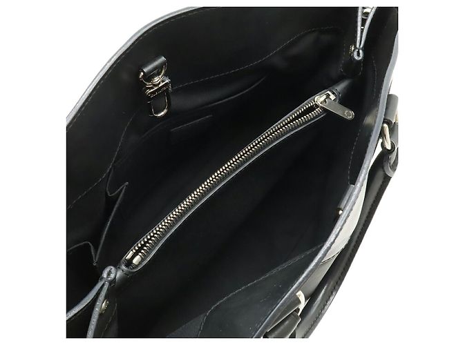Borsa in pelle Louis Vuitton Epi Passy PM Nero - vista 6
