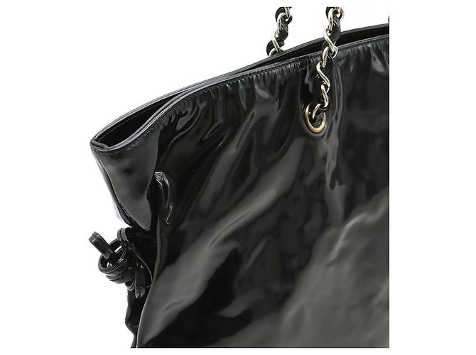 Borsa Tote Chanel Bonbon Chain Black Nero - vista 7