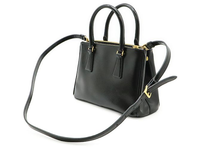 Borsa 2WAY Prada Galleria Saffiano Nero - vista 2