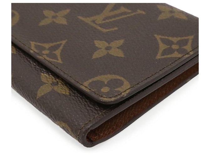 Portafoglio lungo Louis Vuitton Monogram Marrone - vista 3