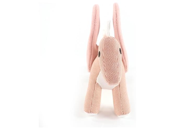 Peluche Hermès Dragon Epope in cotone Rosa - vista 5