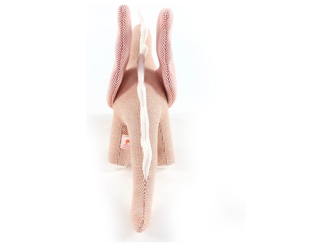 Peluche Hermès Dragon Epope in cotone Rosa - vista 6