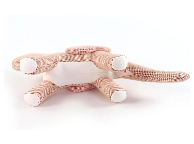 Peluche Hermès Dragon Epope in cotone Rosa - vista 7
