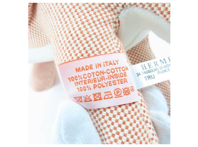 Peluche Hermès Dragon Epope in cotone Rosa - vista 9