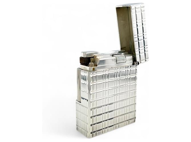 Autre Marque Dupont Line 1 Short Check Pattern Silver Lighter Silvery - view 5