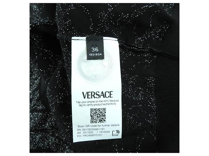 Conjunto de dos piezas de rayón Versace Negro Plata - vista 12