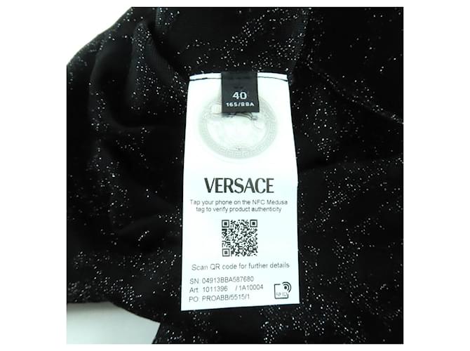 Conjunto de dos piezas de rayón Versace Negro Plata - vista 16