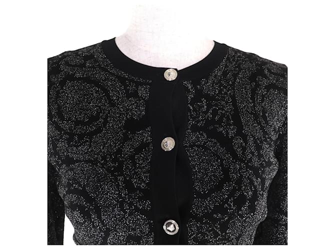Conjunto de dos piezas de rayón Versace Negro Plata - vista 4