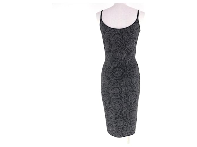 Conjunto de dos piezas de rayón Versace Negro Plata - vista 7