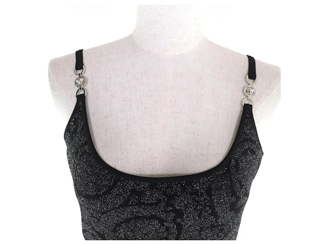 Conjunto de dos piezas de rayón Versace Negro Plata - vista 8