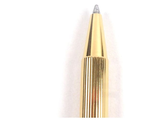 Penna a sfera Must de Cartier a righe D'oro - vista 4