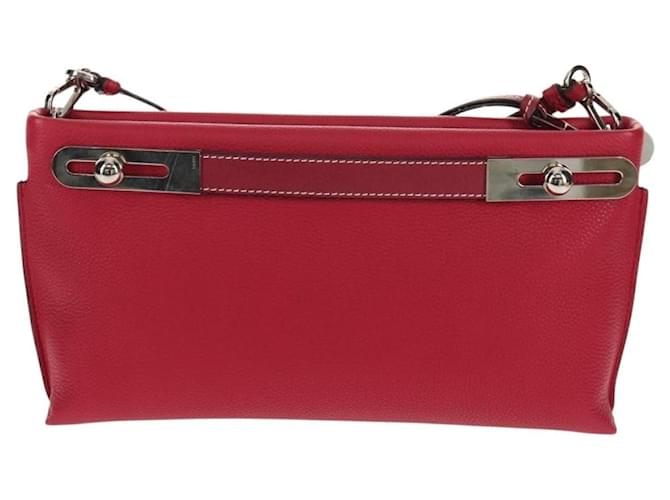 Loewe Missy Leather Medium Rosso - vista 2