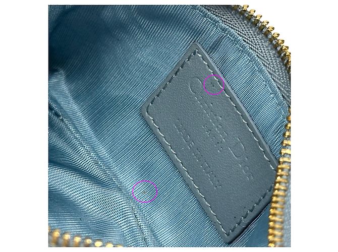 Monedero de piel azul Christian Dior - vista 11