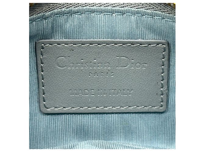 Monedero de piel azul Christian Dior - vista 6