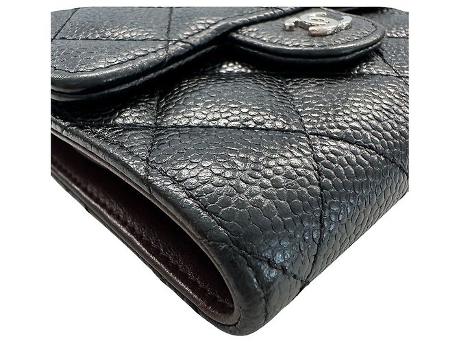 Portafoglio bi-fold matelassé da donna Chanel Nero - vista 4