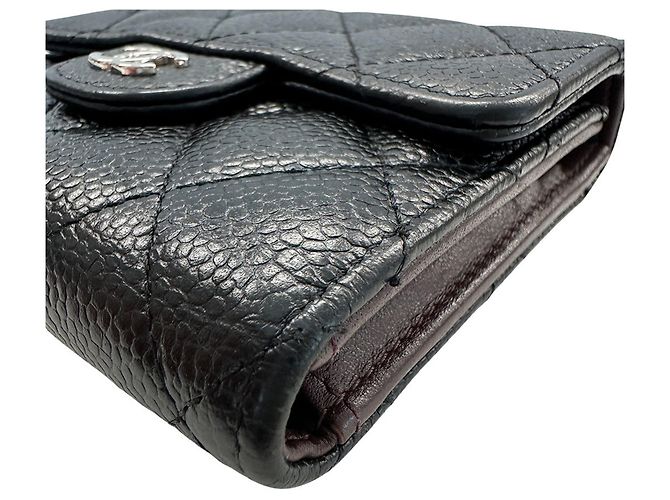 Portafoglio bi-fold matelassé da donna Chanel Nero - vista 5