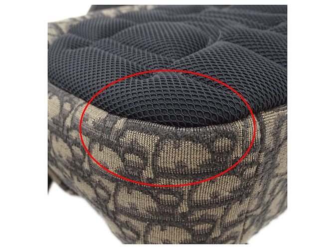 Borsa messenger in jacquard marrone Christian Dior - vista 7