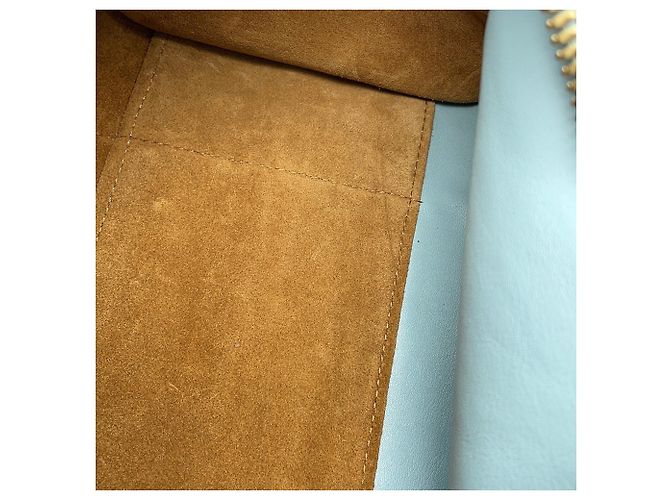 Borsa a mano in pelle Loewe Amazona 28 Blu chiaro - vista 12