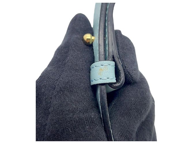 Borsa a mano in pelle Loewe Amazona 28 Blu chiaro - vista 17