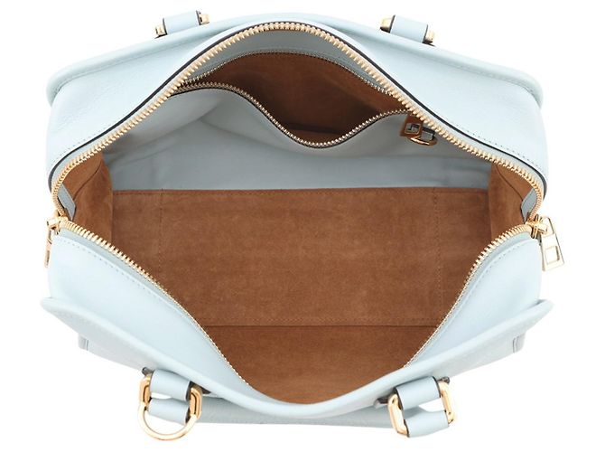 Borsa a mano in pelle Loewe Amazona 28 Blu chiaro - vista 6